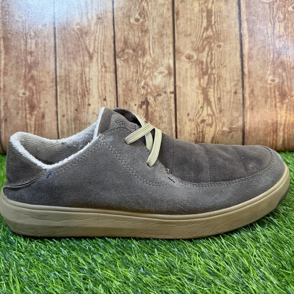 Stio Colter Low Shoes Mens size 11.5 Gray Suede Fleece Lined Casual Sneaker